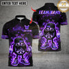 Maxcorners Flaming Cool Cartoon Dart Design Multicolor Customized Name, Team Name 3D Shirt