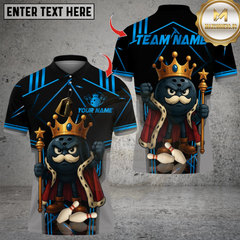 Maxcorners Bowling Old King Multicolor Customized Name, Team Name 3D Shirts