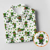 Maxcorners Funny Leprechaun Golf And Beer Shamrocks St Patrick's Day Golf Shirt, Golf Tops For Men, Polo For Men