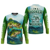Maxcorners I'm A Hooker Fishing UV Shirts, Funny Fishing Shirt, Fisherman Outfit, Fishing Shirts For Men