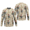 Maxcorners Custom Face Fishing Man SPF Shirt For Men, Funny Fishing Shirt, Presents For Fishermen