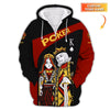 Maxcorners Custom Name King Of Spades Shirt, Poker Polos For Men, Funny Poker Shirts, Gifts For Poker LoversLM1009