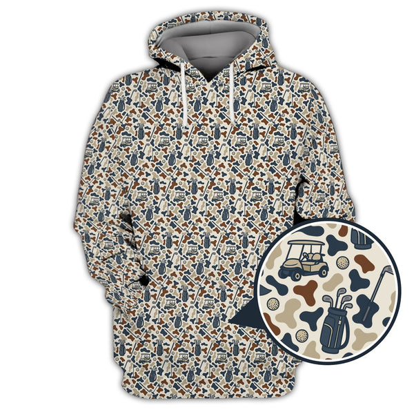 Maxcorners Funny Pattern Golf Shirt For Golfer, Crazy Golf Shirt, Golf Gift For Men