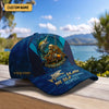 Maxcorners Dead Men And The Sea Swordfish Skeleton Fishing Cap, Personalized Hats For Men, Fishing Hats For Men