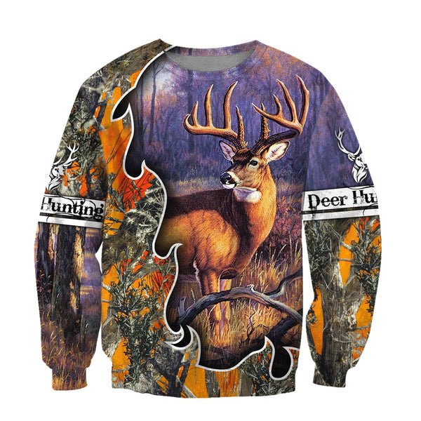 Max Corner Deer Hunting Camo Pattern 3D All Over Printed Shirts Gift For Hunter