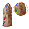 Maxcorners Funny Hairy Chest Rainbow Suspenders Golf Polo, Golf Shirts For Women, Women's Golf Apparel LM1507