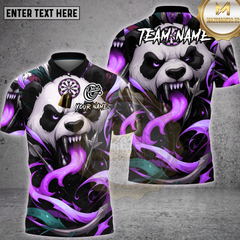 Maxcorners Darts Fire Panda Power Multioptions Personalized Name, Team Name Unisex 3D Shirt (4 Colors)