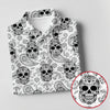 Maxcorners Sugar Skull Paisley Pattern Golf Polo Shirt, Ladies Golf Shirts, Women's Golf Apparel LM1507
