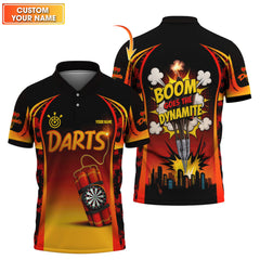 Maxcorners Personalized Dart Jerseys, Boom Goes The Dynamite Dart Shirt, Gift For Darts Players LM0509