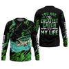 Maxcorners Bass Fishing UPF Shirts, You Are The Createst Catch of My Life, Funny Fishing Shirt, Gift For Fisherman