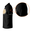 Maxcorners Black Funny Dickhead Faux Chest Golf Shirt, Women's Golf Tops, Ladies Golf Shirts LM1507