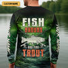 Maxcorners Fish Around And Find Trout Fishing UPF Shirt – Trout Fishing Shirt, Funny Fishing Shirt for Men
