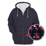 Maxcorners Flamingo Golf Shirt, Halloween Golf Shirt, Funny Pattern Golf Shirt For Golfer
