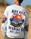 Maxcorners Not All Who Wander Are Lost Compass All Over Print LM2101