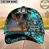 Maxcorners Hunting Deer Camouflage Multicolor Personalized Name 3D Cap