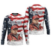 Maxcorners Make Fishing Great Again Patriotic Fishing Shirt, American Flag Fishing Shirt, Fishing Shirts For Men