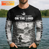 Maxcorners Cast All Your Cares on the Lord, Christian Fishing UPF Shirt, Funny Fishing Shirt