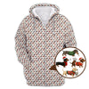 Maxcorners Dachshund Christmas Shirt For Golfer, Dog Pattern Golf Shirt, Funny Golf Shirt For Men