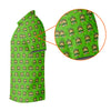 Maxcorners Green St Patrick's Day Funny Adult Shamrock Golf Shirt, Polo Shirts For Men, Golf Shirts For Men