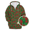 Maxcorners Funny Christmas Golf Shirt, Pattern Golf Shirt For Golfer, Crazy Golf Shirt For Men
