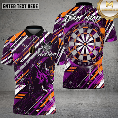 Maxcorners Dart Shirt  Abstract Strike Style Multioptions Personalized Name, Team Name Unisex 3D Shirt (4 Colors)