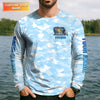 Maxcorners Personalized Camo Fishing Shirt, Go Fishing 3 Days A Week Shirt, Fishing UPF Shirts, Funny Fisherman Gift