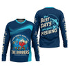 Maxcorners The Best Days Are Spent Fishing, The Bobber Fishing Sports, SPF Shirt For Men, Fishing Shirts For Men