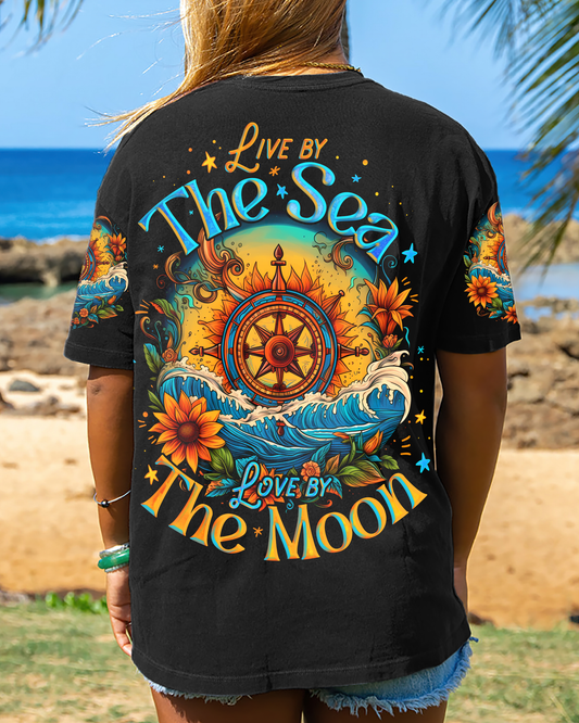 Maxcorners Live By The Sea Compass All Over Print LM2101