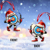 Maxcorners Custom Name Archery Ornament, Archery Christmas Gift 2D Flat LM2211