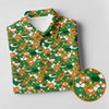 Maxcorners Naughty Fun Adult Humor St Patrick's Day Golf Shirt, Green Orange White Polo Shirts For Men