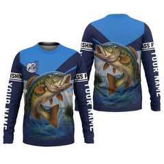 Maxcorners Largemouth Bass Fishing SPF Shirt For Men, Fisherman Outfit, Gift For Fisherman
