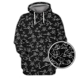 Maxcorners Funny Golf Shirt For Golfer, Stick Figure Pattern Golf Shirt, Crazy Golf Shirt For Men