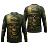 Maxcorners Fish Reaper Camo Fishing Shirt, Funny Fishing T-Shirt, UV Protection Clothing