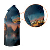 Maxcorners The Best Things In Life Are Wild And Free Funny Bigfoot Fishing SPF Shirt For Men, Gift For Fisherman