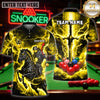 Maxcorners Billiards Wear Mystic Dragon Graphic Multicolor Customized Name 3D Shirt