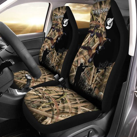 Maxcorners Goose Hunting Art Camouflage Car Seat Covers