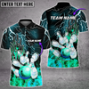 Maxcorners Bowling Thunder And Fire Pro Multicolor Option Customized Name 3D Shirt