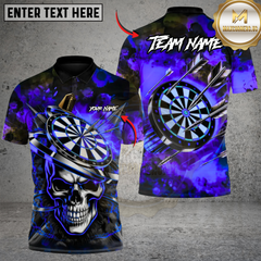 Maxcorners Skull Inferno Darts Multicolor Customized Name, Team Name 3D Shirts