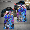 Maxcorners Billiard 420 Teddy Bear With Ball 8 Multicolor Customized Name, Team Name 3D Shirt