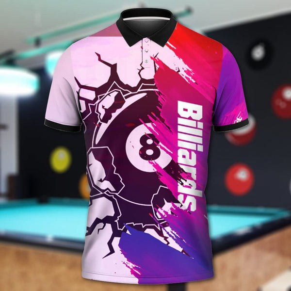 Maxcorners Personalized Billiard Ball 8 Player 3D Shirt