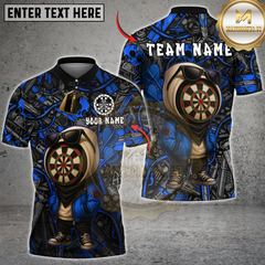 Maxcorners Darts Cool Dartboard Character Jacket Multicolor Customized Name, Team Name 3D Shirts