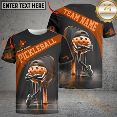 Maxcorners Pickleball Swag Ball Custom Name & Team 3D Shirt (4 Colors)