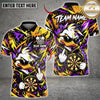 Maxcorners Darts Cool Duck Sunglasses Middle Finger Target Board Graffiti Lines Graphic Multicolor Customized Name, Team Name 3D Shirts