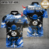 Maxcorners Funny Cowboy Billiards 8 Ball Design Multicolor Customized Name, Team Name 3D Shirts