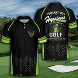 MaxCorners You Can’T Buy Happiness But You Can Play Golf Polo Shirts Customized Name Polo For Men