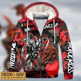 Maxcorners Motocross Winner Is Dreamer ( Red ) Customize Name And Number 3D Shirts