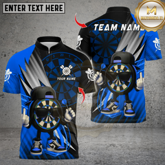 Maxcorners Darts Funny Dartboard Design Multicolor Customized Name, Team Name 3D Shirts
