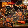 Maxcorners Trap Shooting Shotgun & Spiral Target Impact Graphic Multicolor Customized Name, Team Name 3D Shirts