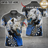 Maxcorners Darts Fierce Wolf Dartboard Multicolor Customized Name, Team Name 3D Shirts