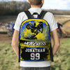 Maxcorners Motocross 18 Personalized Name And Number Backpack